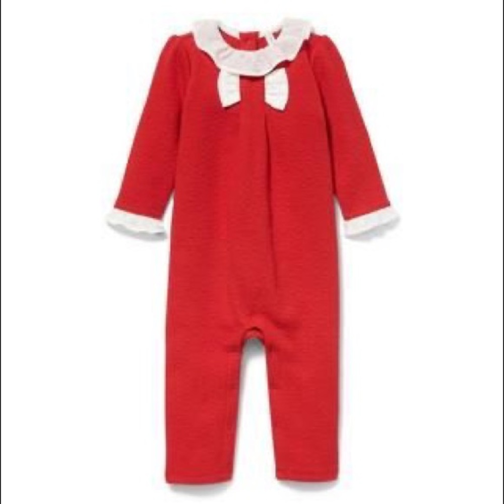 Janie and Jack Dot Jacquard 1-Piece Romper, 3-6M - NEW
